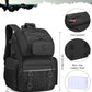 HAMBOLY Fishing Backpack with Tackle Boxes, 50L Fishing Tackle Bag with Cooler & Rod Holders, Waterproof Tackle Bag for Men