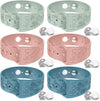 Motion Sickness Bands Anti Nausea Acupressure Wristband Sea Sickness Wristbands Nausea Bands(3Pairs-Beryl+Pink+Bule)