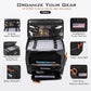 KastKing Karryall Fishing Tackle Bags with 4 * 3700 Tackle Trays, Fishing Bags for Saltwater or Freshwater Fishing - Fishing Gear Storage, Black