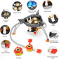 WADEO 7200W Windproof Camping Stove, Camping Gas Stove with Piezo Ignition, Two Fuel Canister Adapter, Carry Case, Portable Stove, Backpacking Stove for Outdoor Backpacking Hiking and Picnic