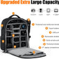 CADeN Camera Backpack, Extra Large DSLR Camera Bag with 17" Laptop Compartment, Waterproof Rain Cover, Professional Travel Hiking Camera Backpack Bag