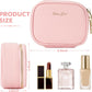 Small Makeup Bag Travel Train Case with Mirror and Light Mini Travel Make up for Women Train Case Cosmetic Organizer 3 Adjustable Brightness Toiletry Bag Portable Artist Storage