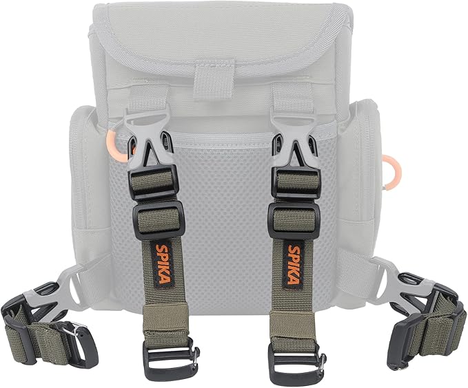 SPIKA Backpack Buckle Connect with Chest Pack,Pack Strap with Snap,Suitable Hunting Backpack with Binocular Harness Chest Pack