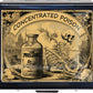 Silver Vintage Pill Box 7 Day Metal Pill Box with Mirror and 8 Compartments Cute Travel Pill Organizer for Purse (Halloween Label)