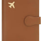ZOPPEN Rfid Passport Holder for Travel, Passport Cover Wallet Case Travel Essentials Document Organizer, Card Holder Travel Wallet Womens Men, Brown