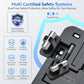 Travel Adapter with PD20W USB-C, Worldwide All in One Universal Travel Adaptor with Dual 3A USB Charging Ports, International Power Plug Adapter Wall AC Charger for USA EU UK AUS Cell Phone Laptop