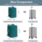 Taygeer Laptop Backpack, Airline Approved Carry On with 17.3 inch Laptop Compartment, TSA Friendly Backpack for Nursing Doctor Business Travel, Travel Daypack for Work Essentials, Peacock Blue