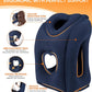 Sunany Travel Pillow, Upgraded Plane Pillow for Long Flights, Inflatable Neck Pillow Used for Airplanes,Cars,Buses,Trains,Office Napping with Eye Mask,Earplugs (Blue)