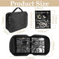 Travel Jewelry Case Organizer for Women, Jewelry Binder with 6 Clear Zipper Pouches