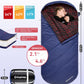 KingCamp Sleeping Bag for Adults, Cold Weather & Warm Extra Wide Big & Tall XL Portable Waterproof Flannel Sleeping Bags, Essentials Gear Accessories for Camping Backpacking Hiking Indoor & Outdoor