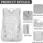 ZOMFELT Hiking Backpack for Women Men, 15L Lightweight Packable Backpack for Trip, Water Resistant Small Travel Backpacks, Foldable daypack for Hiking, Walking, Cycling, Camping, Grey - Roamly