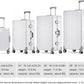 Metal All Aluminum Carry-on Luggage TSA Customs Lock Zipperless Silent Rotary Wheel Business Suitcase Aluminum Frame Set (red, 2Piece(20/26))