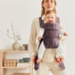 BabyBjörn Baby Carrier Mini, Cotton, Dark Purple | Newborn Carrier (7-25 lbs), Ergonomic, Easy-to-Use