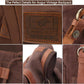 AUGUR High Capacity Canvas Vintage Backpack - for School College Hiking Travel 12-17" Laptop