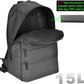 Backpack Bag With TSA Lock & Key-Smell Proof-Water Resistant Laptop Daypack Travel bags for Men & Women Travel (Black-2)