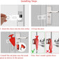 Portable Door Lock for Hotel Home Apartment, Door Blocker Security No Drill Door Lock for Privacy and Safety Portable Safety Locks for Kid Women