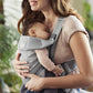 BabyBjörn Baby Carrier Mini, Gray, 3D Mesh | Newborn Carrier (7-25 lbs), Ergonomic, Easy-to-Use
