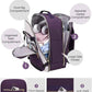 LOVEVOOK 50L Travel Backpack for Women & Men, Airline Approved Carry On Luggage with 3 Packing Cubes, TSA Overnight Bags, Waterproof Personal Item Bag, Weekender Essentials Backpacks fits 17" Laptop
