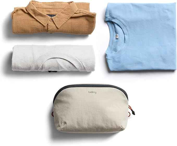 Bellroy Lite Packing Pouch 3L (Organizer Packing Cube for Travel Near and far) - Ash