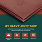 Large Waterproof Tarp - Heavy Duty 10 Mil Thick Poly Tarpaulin Ideal for Canopy Tents, Boats, RV or Pool Covers - Multipurpose Protective Tarps with Grommets for Indoor and Outdoor Use | 25' x 40'