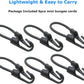 Bungee Cords with Dual Hooks, 12inch 6Pack Mini Bungee Straps 1/3 Inch Strong Elastic Rope Securing Tie Down for Camping,Tarps, Luggage,Bike Rack, Tent