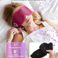 3D Contoured Sleep Mask with Bluetooth Headphones, Eye Masks for Sleep, Sleeping Mask with Ultra-Thin Stereo Speakers for Men, Women, Gifts - Rose Red