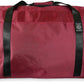 Dime Bags Odor Sealing Large Duffle Bag with Lockable Zipper for Travel Protection, Carbon-Lined for Scent & Spill Protection, Water-Resistant Polyester Exterior, 9 Compartments for Storage (Oxblood)