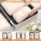 BAGAIL 4 Set/6 Set/8 Set Compression Packing Cubes Travel Accessories Expandable Packing Organizers (Square Mesh, 05-Cream)