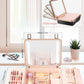 Kalolary Travel Makeup Train Cases with Lighted Mirror 3 Color Setting, Makeup Bag Cosmetic Case Organizer Adjustable Brightness Portable Makeup Storage Box For Makeup Brushes Accessories Tools,Black