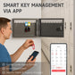 WeHere Key Lock Box Wall Mount, 16 Key Cabinet with Combination Lock & Key Tags, Digital Code Key Organizer Security Storage Lockbox, Key Management for Garage,Office,Holtel,Home