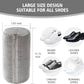 HEAVYWOOD Shoes Bag for Washing Machine Reusable Shoe Cleaning Washing Machine Bag Sturdy Anti-Rust Zipper 15.7’’*7.8’’ Shoe Laundry Bag for Washer and Dryer for Sneakers (Gray, 2Packs)