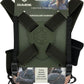 GAIARENA Binocular Harness - Adjustable Binocular Strap for Hunting, Hiking & Birding - Includes Lens Cleaning Cloth - Camo