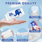 12 PackTravel Flushable Wipes with Aloe & Vitamin E,Impossibly Compact 7 Wipe Per Pack Mini Travel Adult Wet Wipe,Hypoallergenic & Fragrance-Free Skin-Friendly Flushable Wet Wipe(84 Total Wipes)