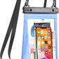 Large Waterproof Phone Pouch, Floating Dry Bag for iPhone 15 14 13 12 11 Pro Max Galaxy S22 S21 Waterproof Bag Sunscreen Glasses Storage Universal Dry Pouch for Swimming Rafting Boating