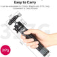 Portable Desktop Mini Tripod PICTRON MT-24 Compact Camera Tripod Aluminum Alloy with 360° Ball Head,1/4 inches Quick Release Plate for DSLR Camera Video Camcorder, Load up to 11lbs/5kg