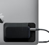 Slipdrive - Portable Hard Drive Sleeve for Laptop - SSD Solid State Drive - Reusable Adhesive - Stick on External Hard Drive Carrying Case - Pocket Pouch (Small, Black)