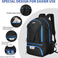 LARIPOP Lacrosse Bag Extra Large Backpack with Stick Holders & Helmet Compartment for Men Women Youth