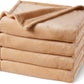 PHF Ultra Soft Fleece Blanket King Size, No Shed No Pilling Luxury Plush Cozy 300GSM Lightweight Blanket for Bed, Couch, Chair, Sofa Suitable for All Season, 108" x 90", Camel