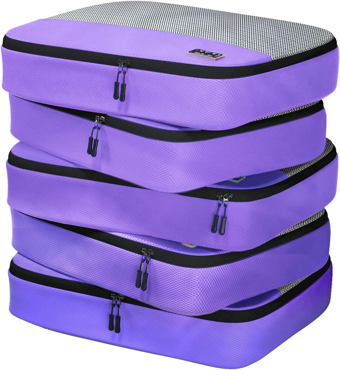 Large Packing Cubes for Suitcases - 5 Pcs set of Packing Cubes for Travel Carry on Suitcase Organizer Bags - Travel Cubes Organizer Bags for Luggage - Roamly