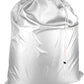Laundry Bag with Locking Closure Drawstring – Extra Large Heavy Duty 100% Nylon, Large & Foldable Clothes Sack – Lightweight Dirty Laundry Organizer for Travel, Dorm, Gym – L 40" x H 50" (WHITE)