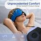 Voerou Sleeping Headphones 3D Eye Mask, Sleep Mask Bluetooth Headphone with Ultra-Thin Stereo Speakers, Sleep Headphones for Side Sleepers Office Nap Air Travel Meditation Gifts for Unisex