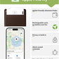 LULULOOK Wallet Tracker Card (iOS Only), Ultra Slim Airtag Wallet Works with Apple Find My, Wireless Rechargeable GPS Smartcard Tracker for Luggage, Tags, Passport, Purse, IP68 Waterproof, 1 Pack