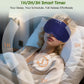 LC-dolida Bamboo Cotton Bluetooth Sleep Mask, 2 in 1 3D Soft Sleep Mask with Sleep Headphones, Sleep Eye Mask with Timming Setting, Blackout Sleeping Mask for Side Sleepers, Women Men, Navy
