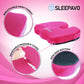 Sleepavo Office Chair Cushion - Seat Cushion for Tailbone Pain Relief - Butt Pillow for Coccyx, Sciatica, and Lower Back Pain - Orthopedic Chair Pad for Lumbar Support in Office Desk (Pink)