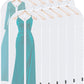 BALEINE 60'' Translucent Garment Bags, 12 Packs PEVA Dress Bag for Closet Clothes Dresses Suit Coats Storage (White, 12PK)