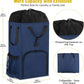Laundry Bag Backpack Extra Large, 110L Laundry Backpack Heavy Duty with Shoulder Straps, Collapsible and Mesh Pocket Dorm Laundry Basket Hamper Bag for College, Travel, Laundromat, Apartment Blue