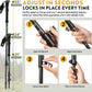 100% Carbon Fiber Trekking Poles by USA Brand - Ultra Strong Lightweight Collapsible Hiking Poles with Cork and EVA Foam Grips & Quick Adjustable Flip Locks