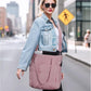 BAGSMART Tote Bag for Women, Lightweight Puffy Tote Bag with Compartments Shoulder Bag Handbag for Travel, Work, Gym,