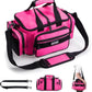 Goture Fishing Tackle Bag, 600D Water-Resistant Soft Side Crossbody Sling Bag for Women,Small Gear Storage Tactical Bags for Saltwater & Freshwater,Fits 3 3600 Tackle Boxes(Not Included)