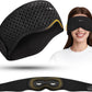 Bluetooth Sleep Mask HF016 Sleep Headphones with Detachable & Washable 3D Contoured Eye Mask, Integrated Adjustable Hook-and-Loop Eye Masks for Sleep, Perfect for Men/Women/Teens Sleep Gifts